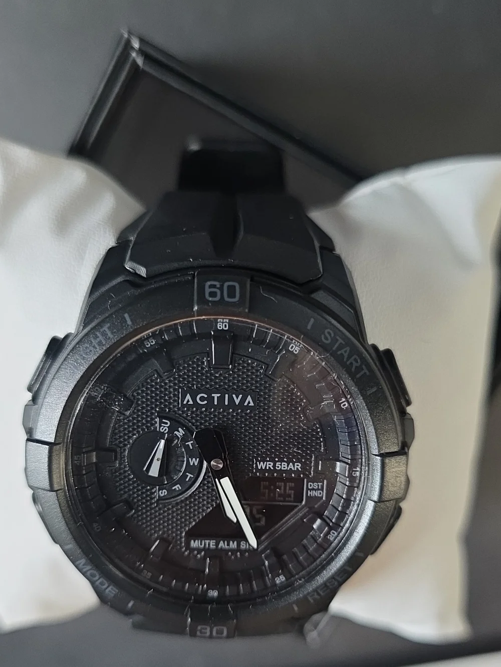 401. Activa X Invicta Spry Analog-Digital Quartz 53mm Black Sports Watch